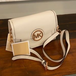 Cream Michael Kors Crossbody